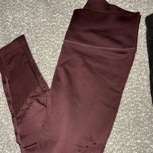 Victoria Sport Leggings Maroon